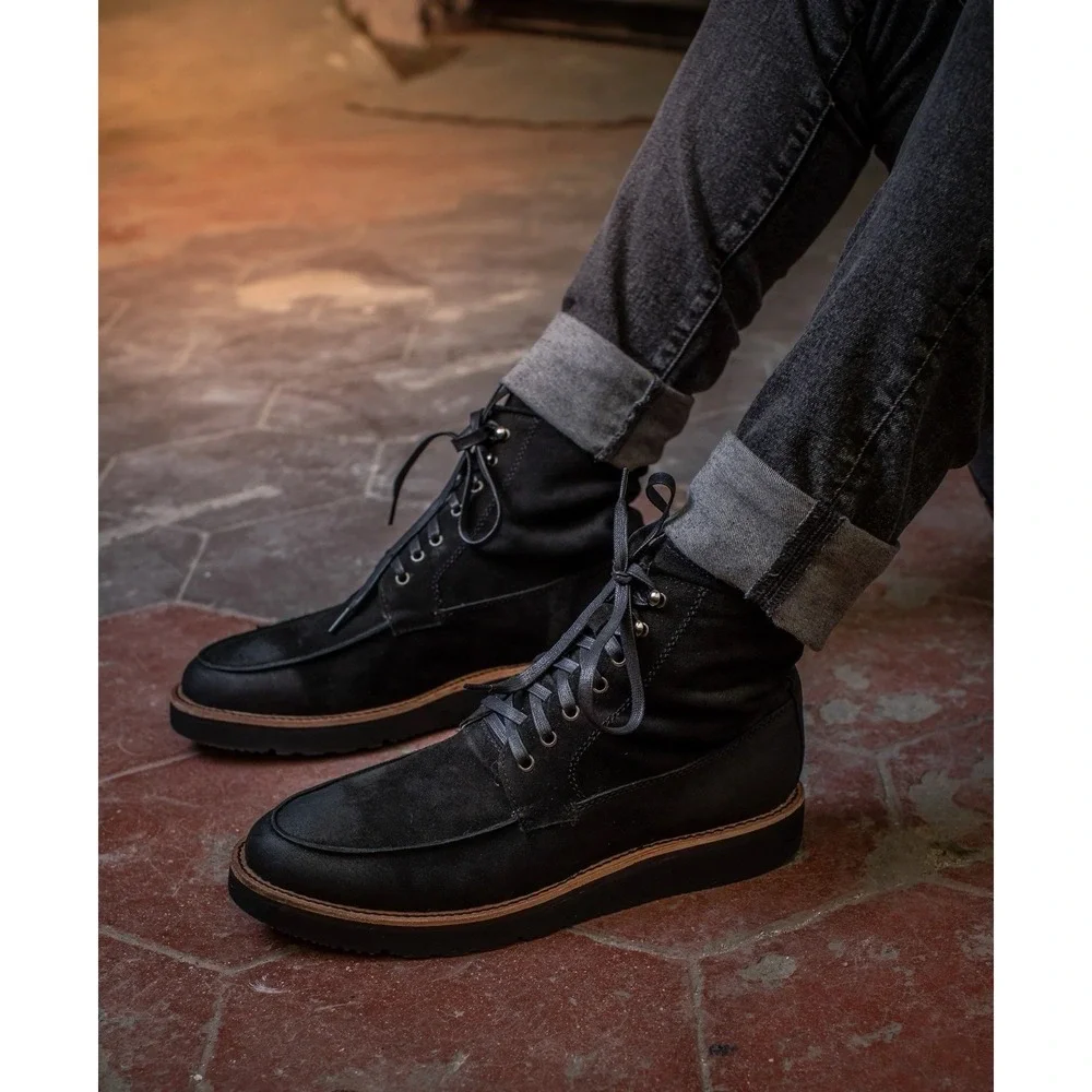 Dievier Nomad Boots Midnight‎ Suede Men Size 6.5B Heritage